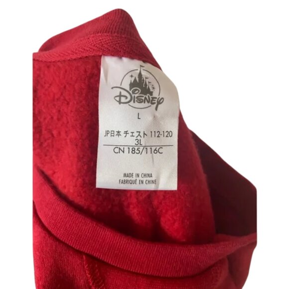 Disney crewneck sweatshirt red women's size L - Picture 3 of 3